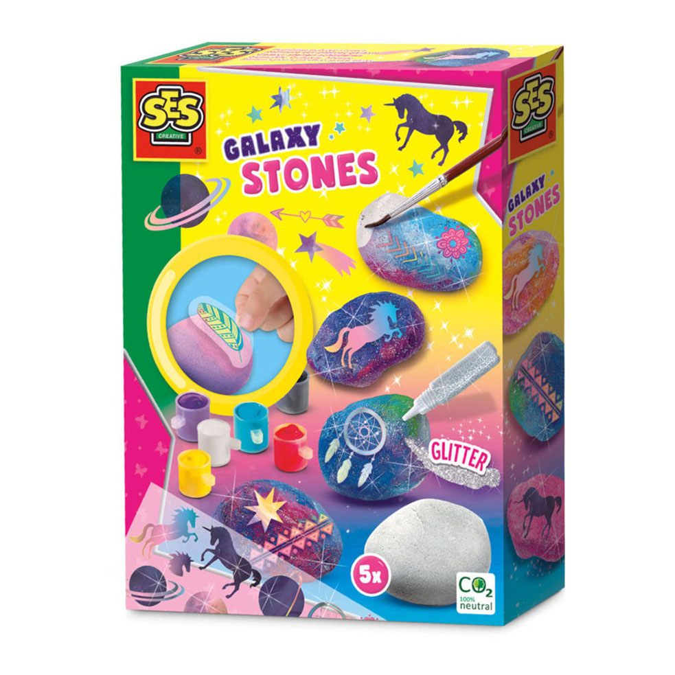 Ses galaxy stenen schilderen