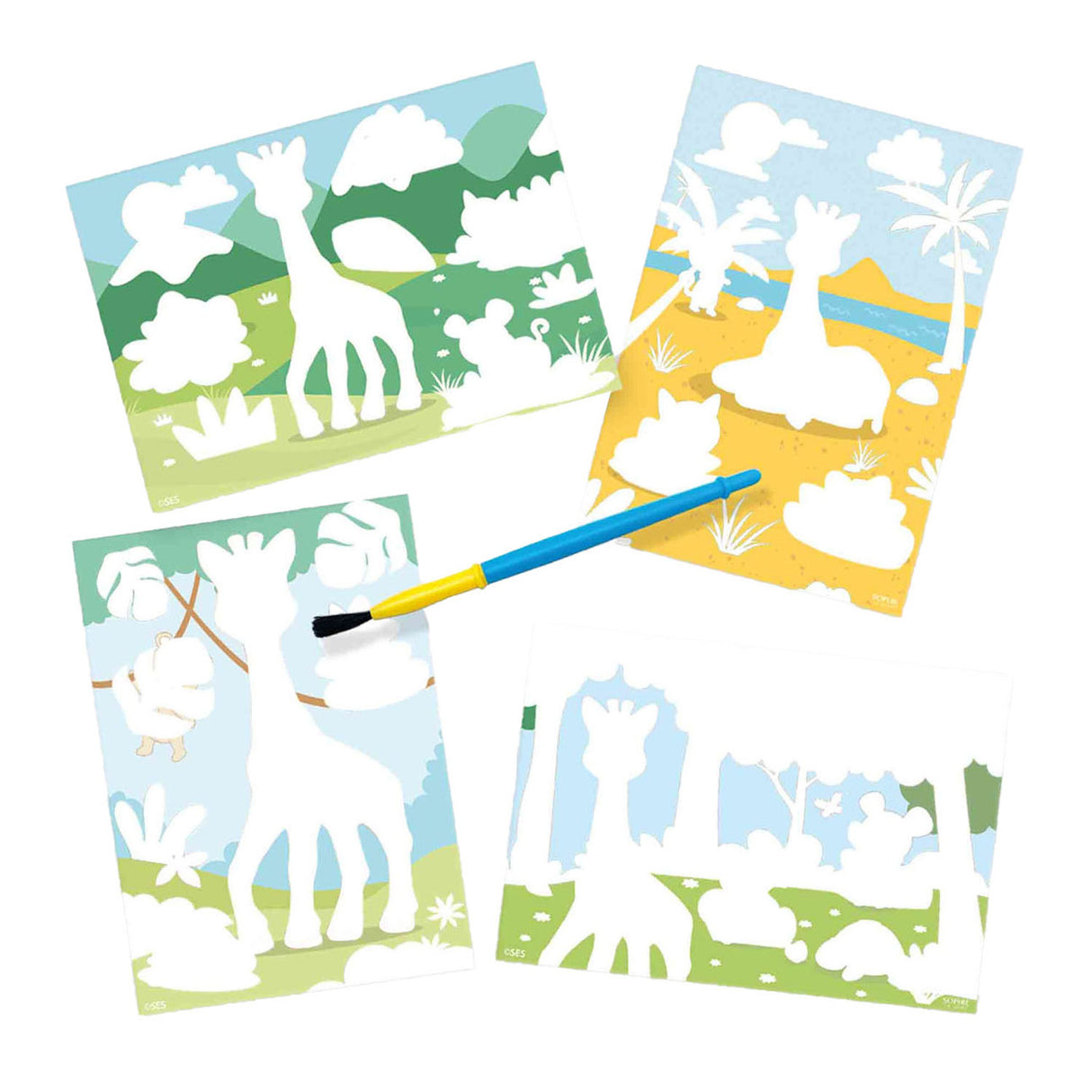 SES My First Sophie La Girafe Kleuren Met Water