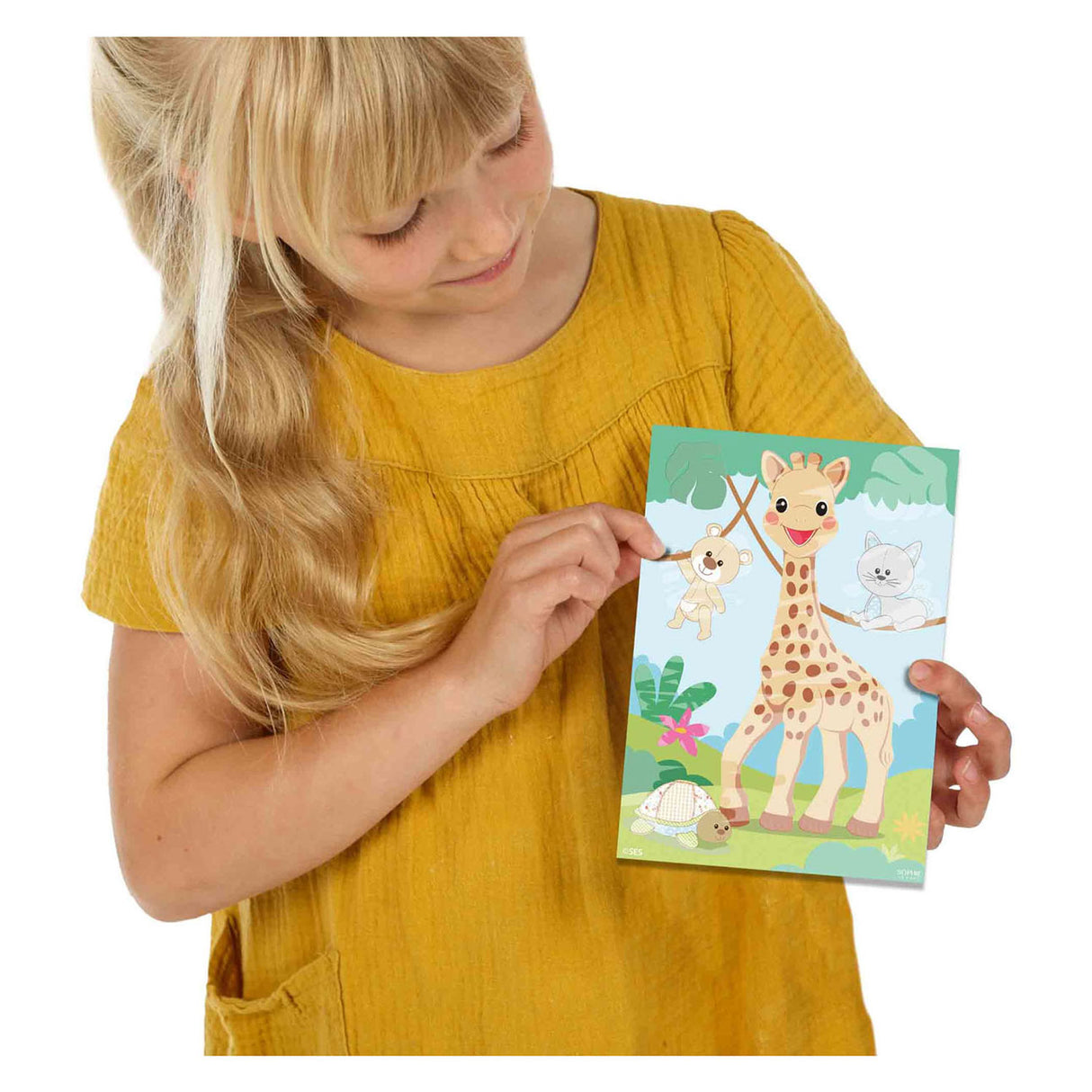 Ses my first sophie la girafe - kleuren met water