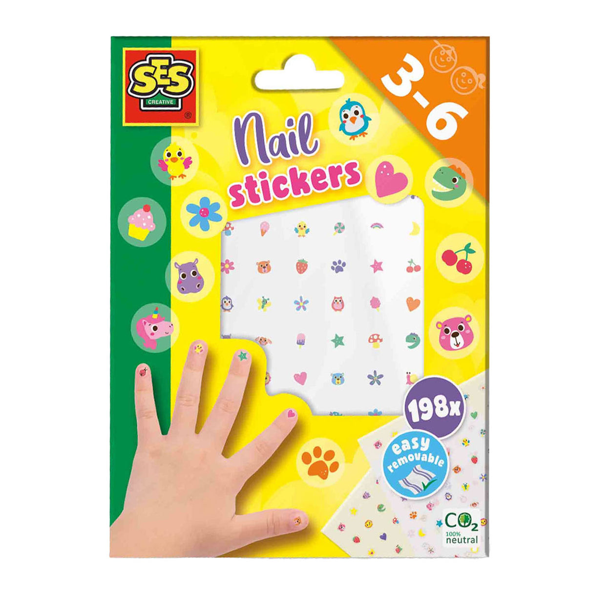 Ses nagelstickers