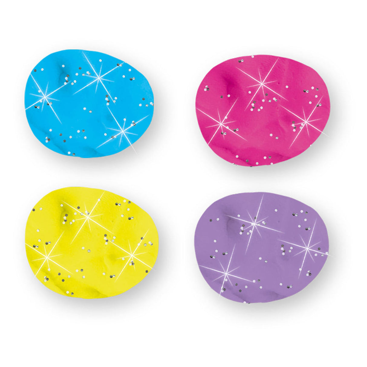 Ses creative ses feel good klei - sparkle, 4x90gr