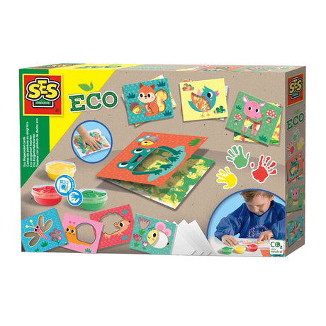 Ses eco vingerverf kaarten