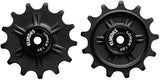 Elvedes set derailleurwieltjes 2x13T 12V afgedicht zwart