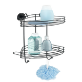 Wenko 1069607 - vacuum-loc hoekrek 2-laags zw. | 1 stuks