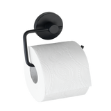 Wenko vacuum-loc toiletrolhouder milazzo mat zwart - wc rolhouder - bevestigen zonder boren