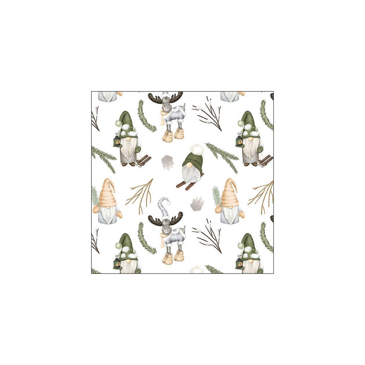 Ambiente servetten 33cm forest gnomes