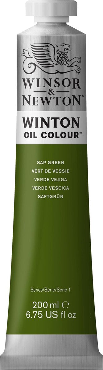 Winsor newton winton oil colours 200ml sap green