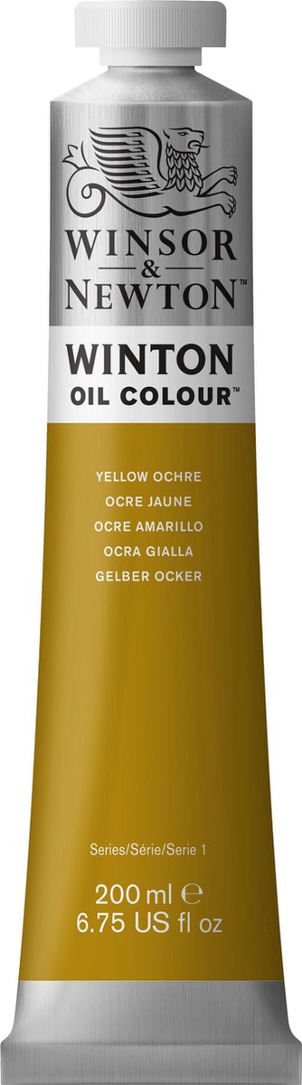 Winsor newton winton oil colours 200ml yellow ochre