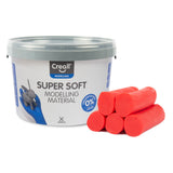Creall supersoft klei rood, 1750gr.