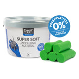 Creall supersoft klei groen, 1750gr.