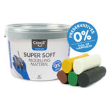 Creall Supersoft Klei kleuren, 1750gr.