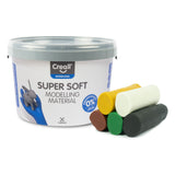 Creall Supersoft Klei kleuren, 1750gr.