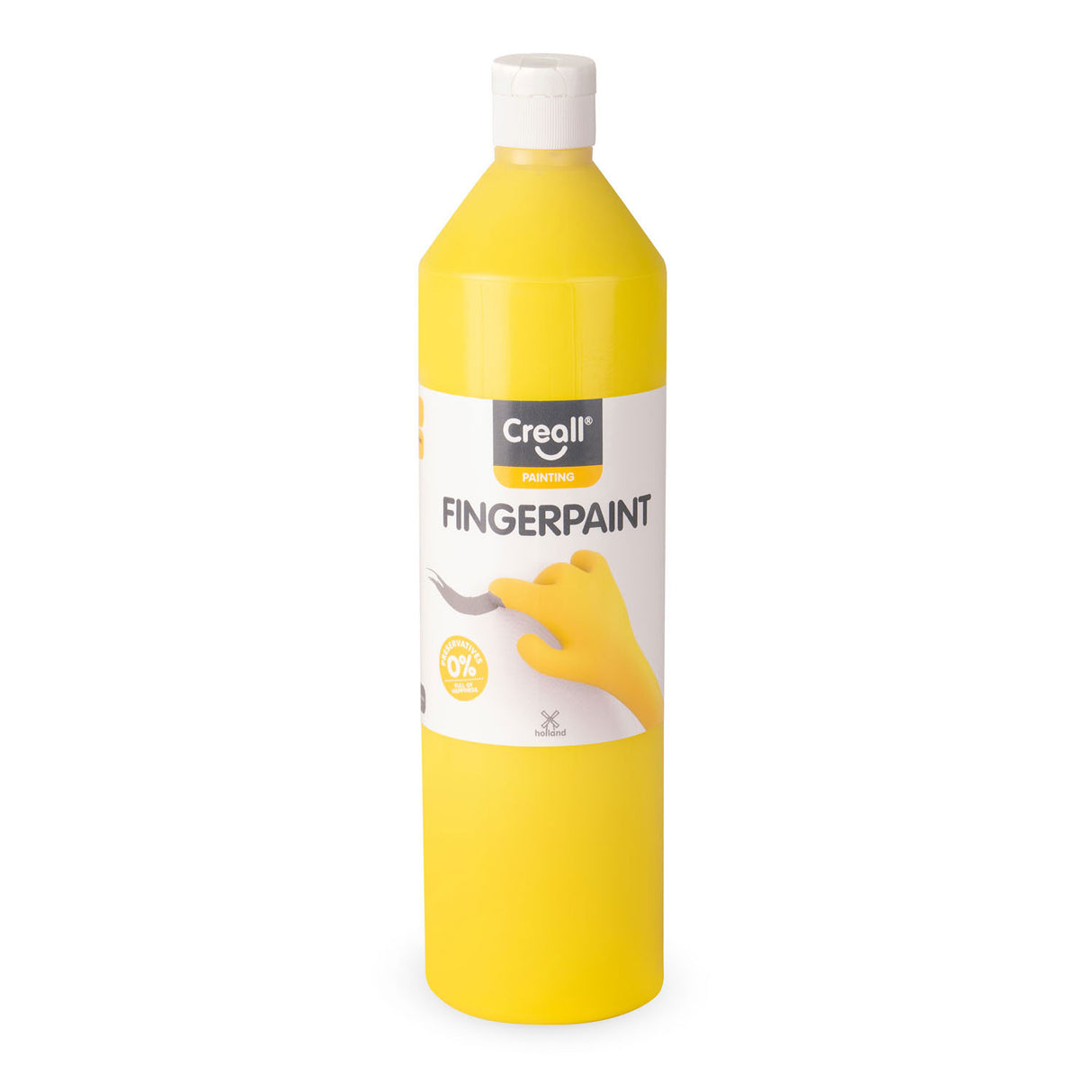 Creall Vingerverf Conserveringsvrij Geel, 750ml