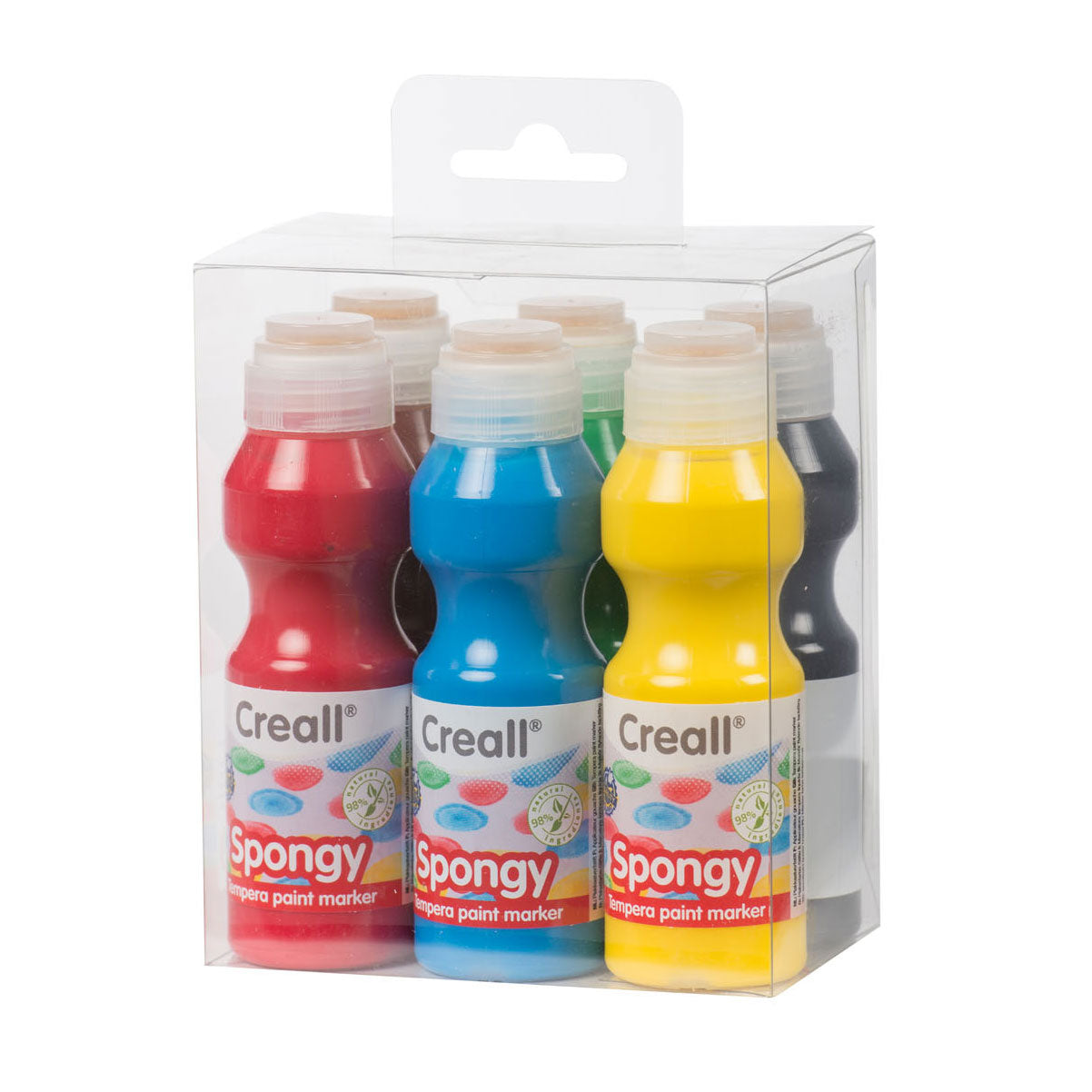 Creall Spongy Verfstiften, 6x70ml