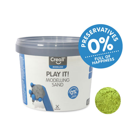 Creall Play It Speelzand Geel, 750gr.