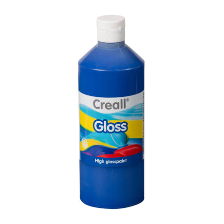 Creall gloss glansverf blauw, 500ml