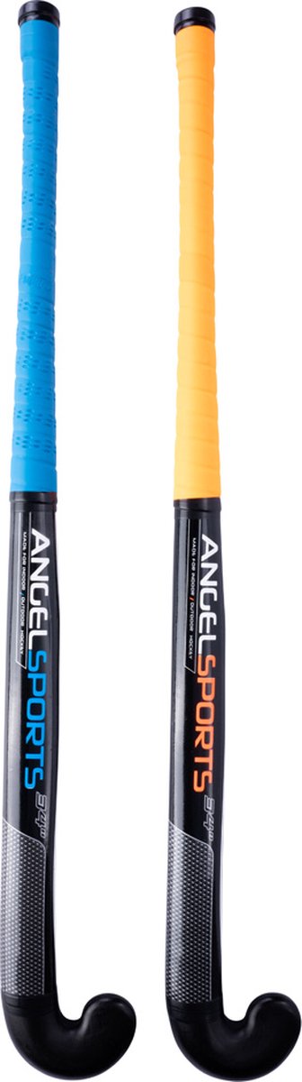 Angel sports hockeyset oranje en blauw 34''