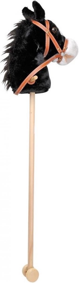 Playwood - stokpaard zwart met geluid