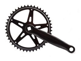 Crankset kettingwiel staal 44t 1 8 + 3 32 170 mm -1 mm zwart