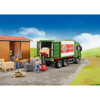 Bruder logistiekset met pallets