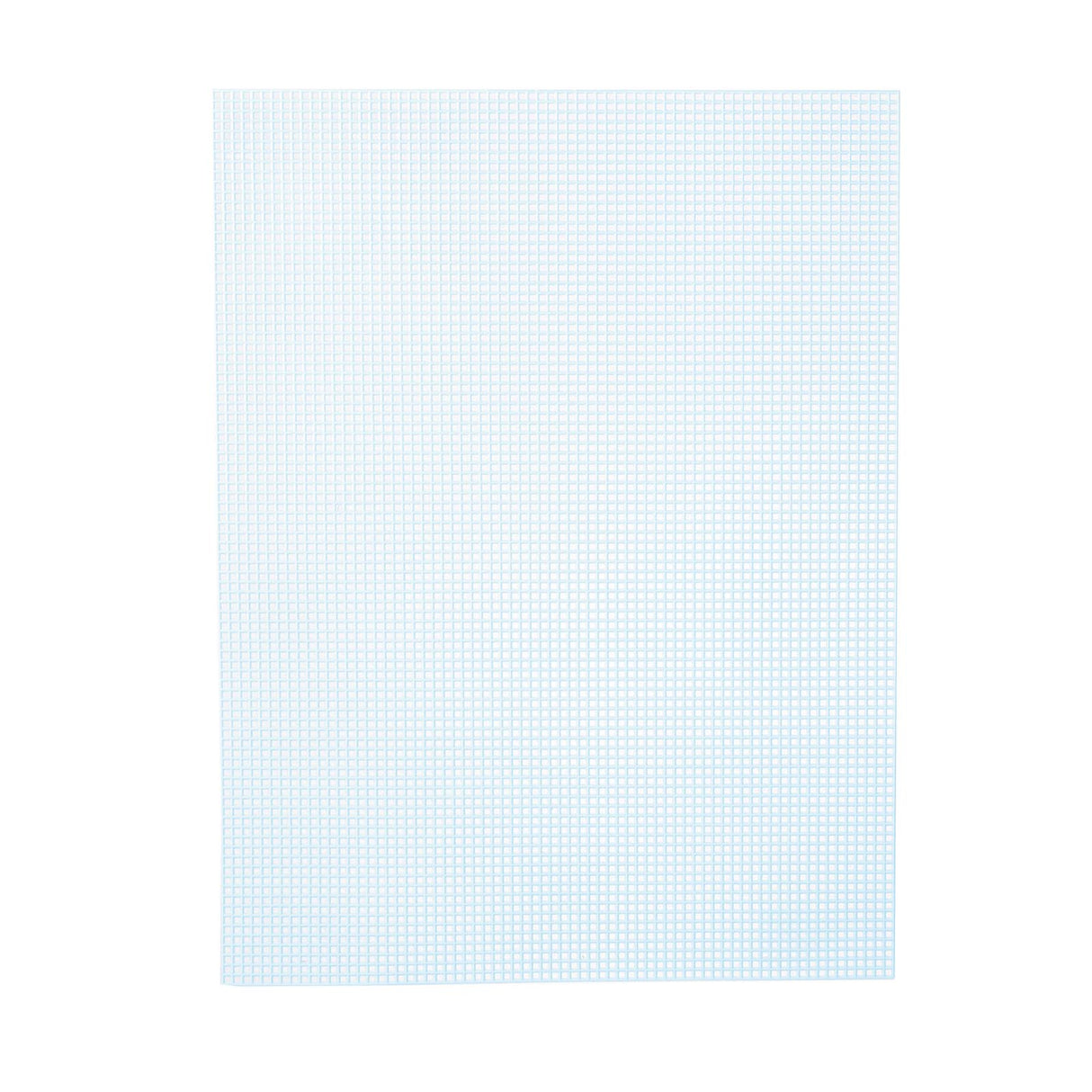 Darice • plastic stramien 26x34cm lichtblauw mesh:7