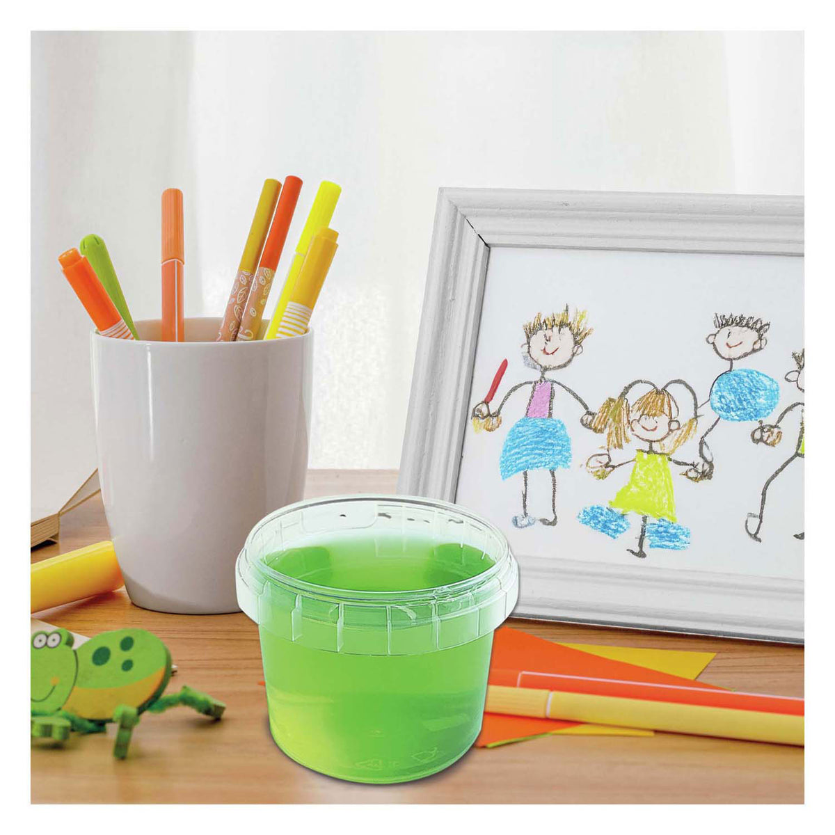 Ses creative ses slime - neon groen 140g