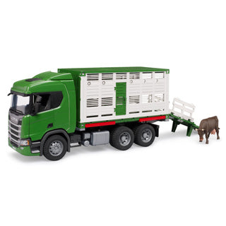 Bruder scania vrachtwagen 560r veetransport met dier