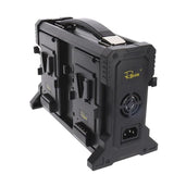Rolux acculader rl-4ks voor 4 x v-mount accu