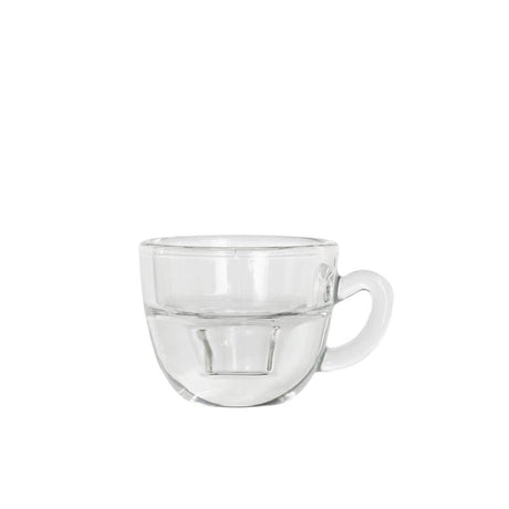 Ideas 4 seasons kaarsenhouder koffie helder ã˜8xh5cm