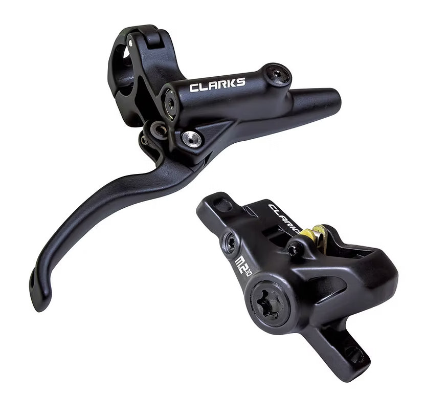 Shimano clarks m2 hydraulische schijfremset voor + achter 1000 1700 mm zwart