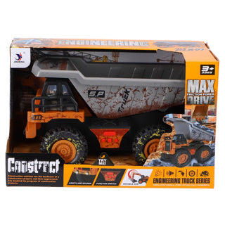 Kiepwagen constructie met licht en geluid | 2 stuks