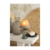 Ideas 4 seasons glazen lamp theelichthouder rookgrijs