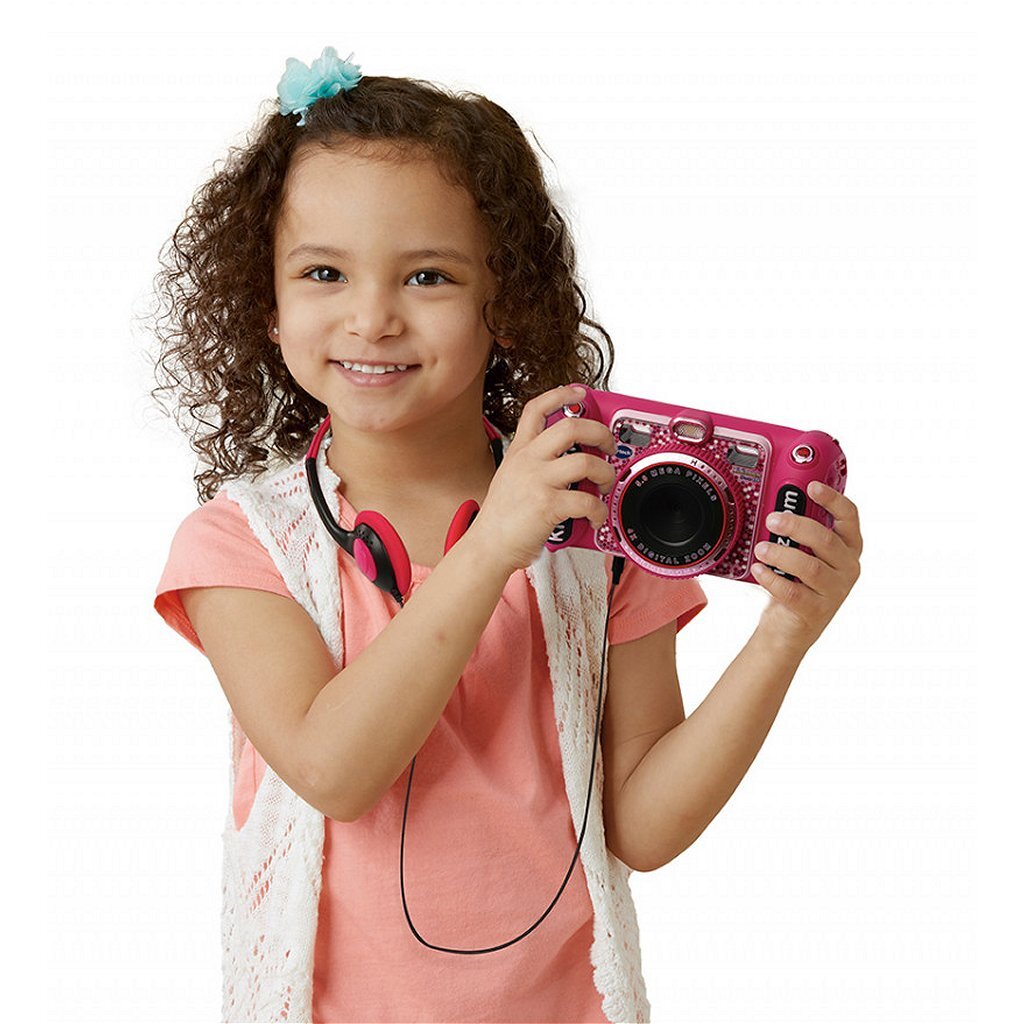 VTech KidiZoom Duo DX kindercamera roze 4-delig