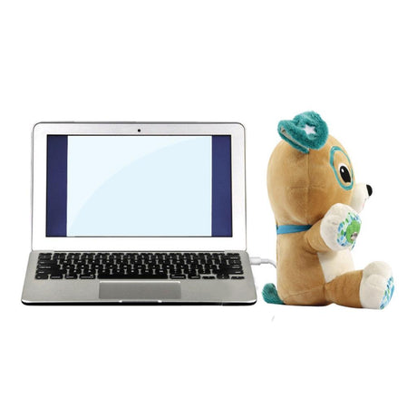 VTech Knuffel Mijn Interactieve Puppy pluche bruin turquoise