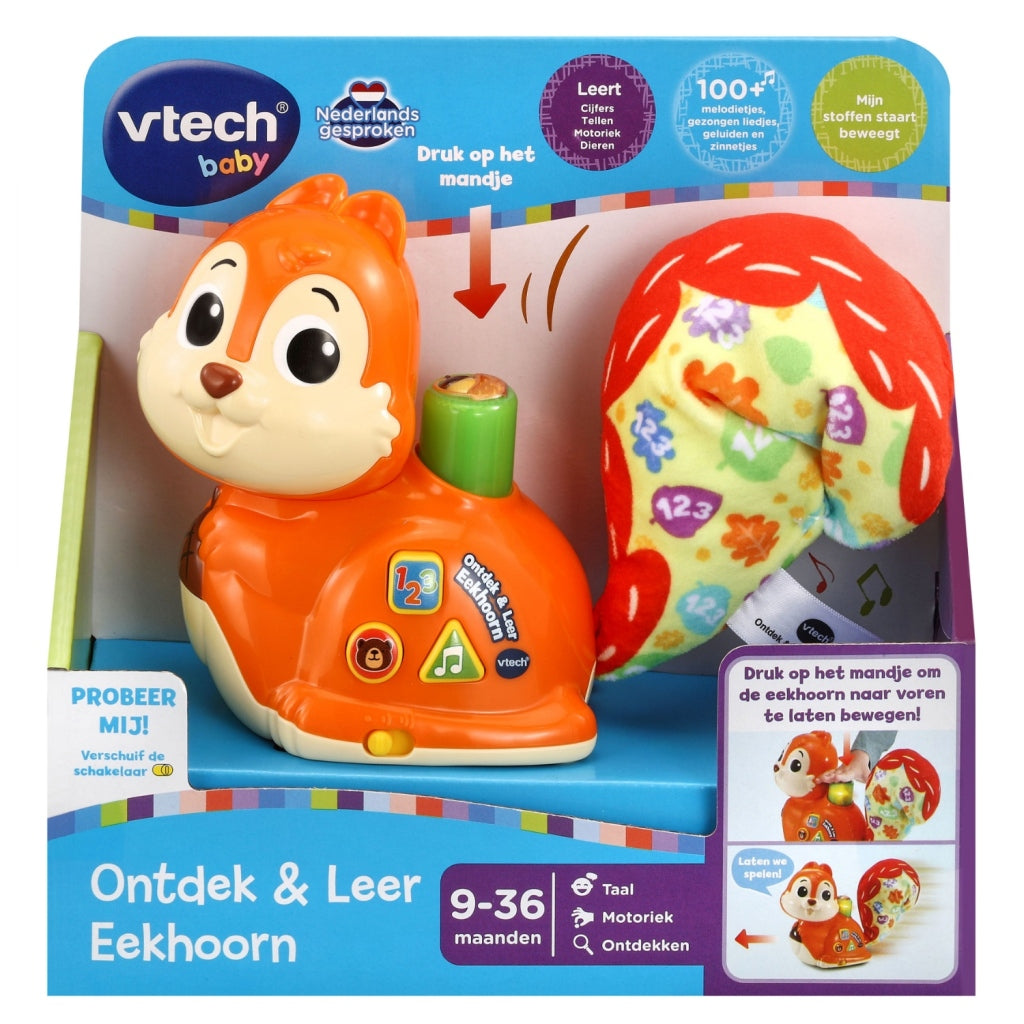 VTech Baby Ontdek Leer Eekhoorn