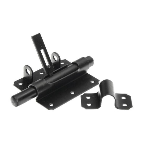 Mack 1069135 - hangslotgrendel zwart 100 mm | 5 stuks