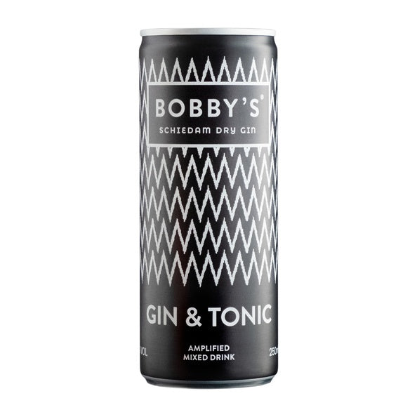 Bobby's gin tonic blik (12x 25 cl)