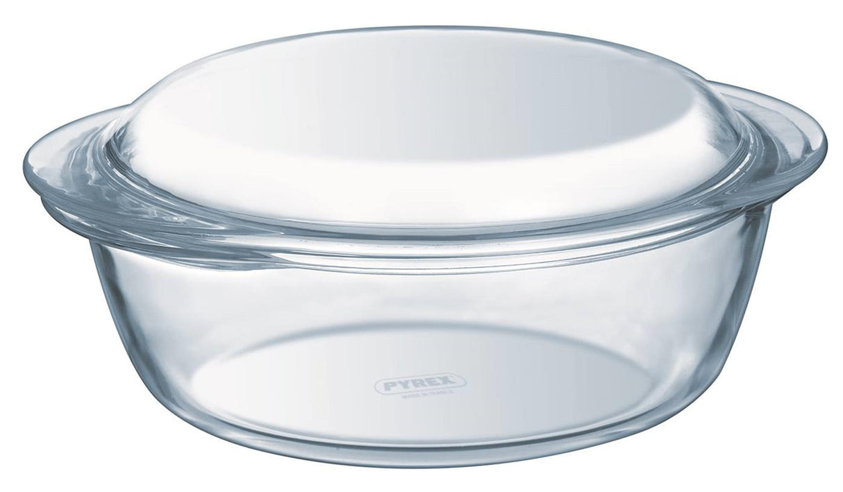 Pyrex ronde ovenschaal met deksel 2,1l