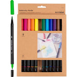 Creativ company https: www.cchobby.nl aquarelmarker-lijndikte-2-4-8-mm-standaardkleuren-12-stuk-1-doos
