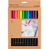 Creativ company https: www.cchobby.nl aquarelmarker-lijndikte-2-4-8-mm-standaardkleuren-12-stuk-1-doos