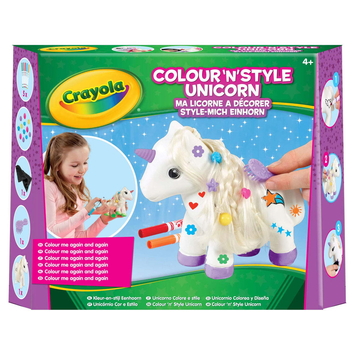 Crayola Kleur en Stijl Eenhoorn