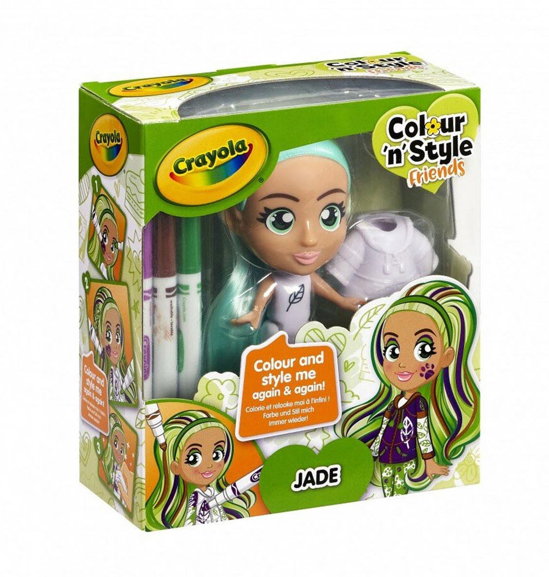 Crayola Colour n Style Friends Inkleuren Jade