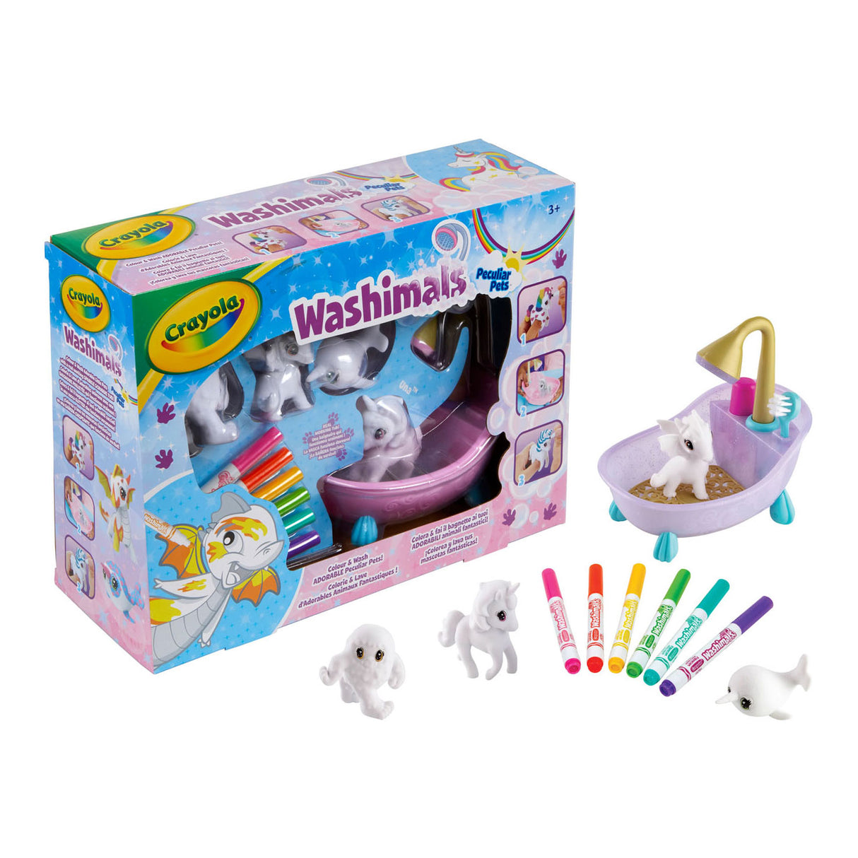 Crayola Washimals Fantasiewezens Set