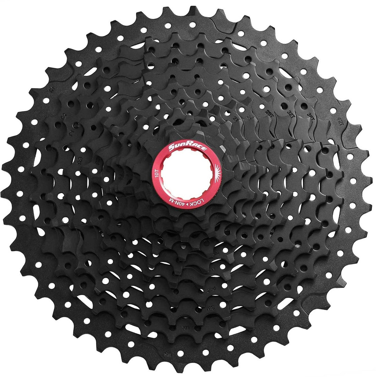 SunRace cassette 11V 10-42 CSMX9X zwart