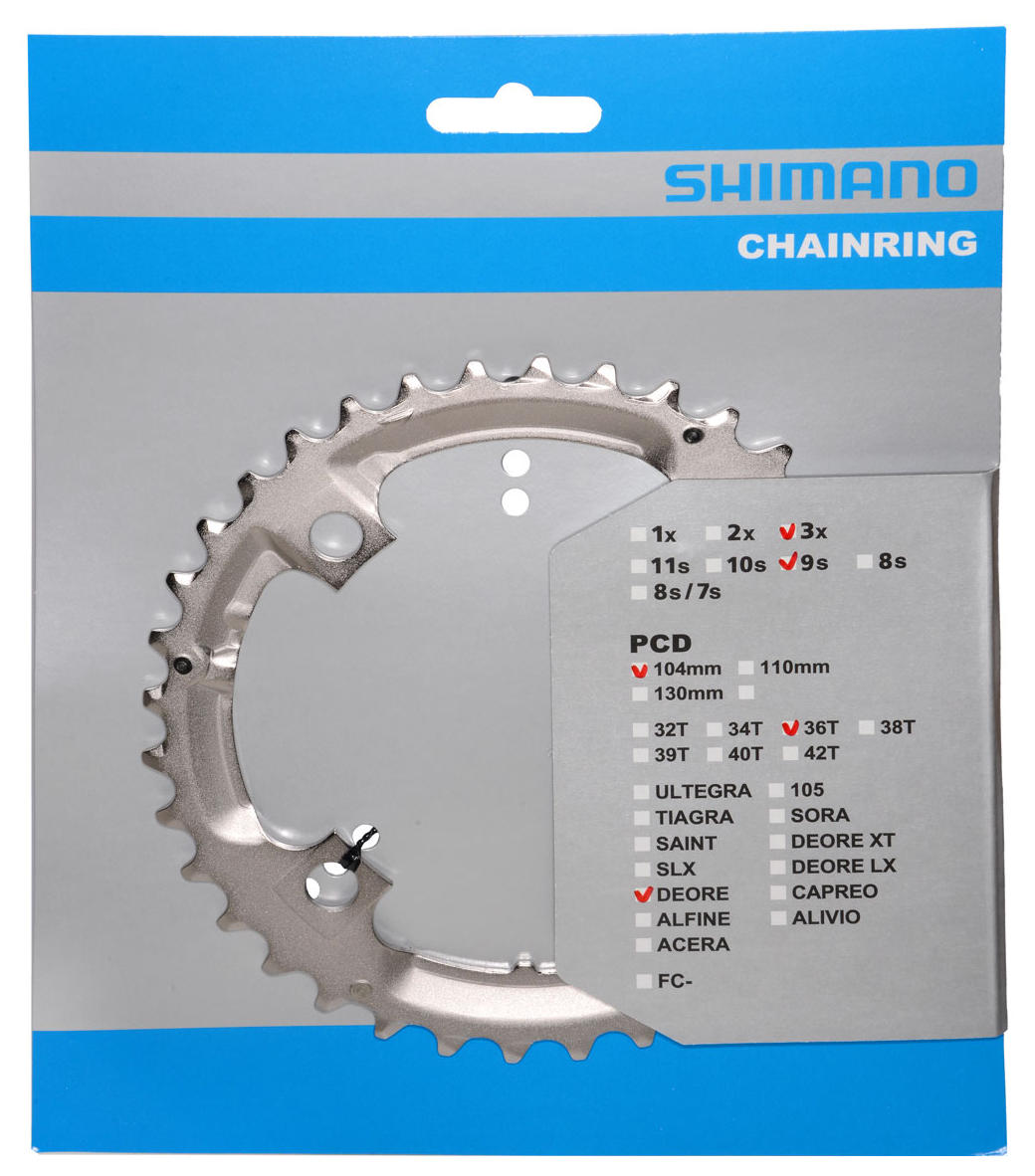 Shimano blad 36t 9v 4-arm y1j898080