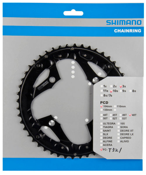 Shimano Kettingblad 48T FC-T521 Non Series kettingrand zwart