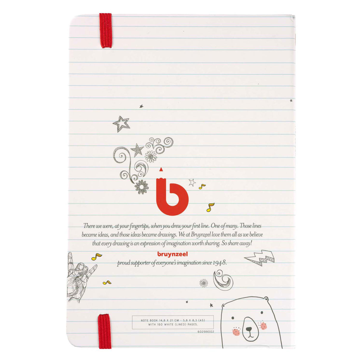Bruynzeel notitieboek a5 80 g m 160 pagina's