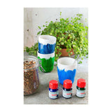 Talens art creation glas porselein transparant set 4 x 30 ml blauw