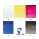 Van gogh aquarelverf primaire mengset | 5 x 10 ml tubes