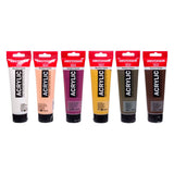 Bruynzeel amsterdam standard series acrylverf portret set 120ml, 6dlg.